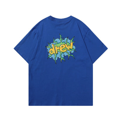 Drew Printed Round Neck Short Sleeve T-Shirt - product image 7