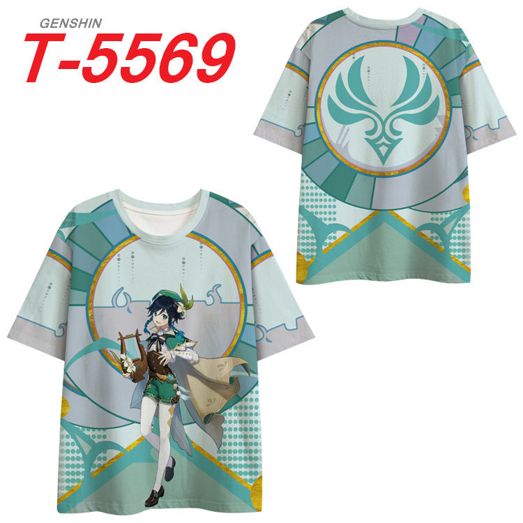 Genshin Impact T-shirt Unisex 3d Printed T Shirt