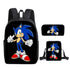 Sonic Schoolbag backpack lunch box pencil cases set