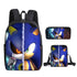 Sonic Schoolbag backpack lunch box pencil cases set