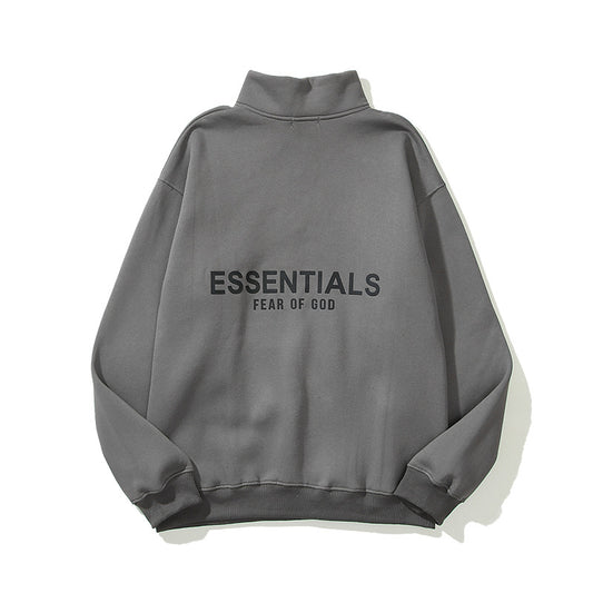 Fear Of God Essentials Drop-shoulde Stand Collar Half Zip Sweater Jacket Sweatshirt - product image 2