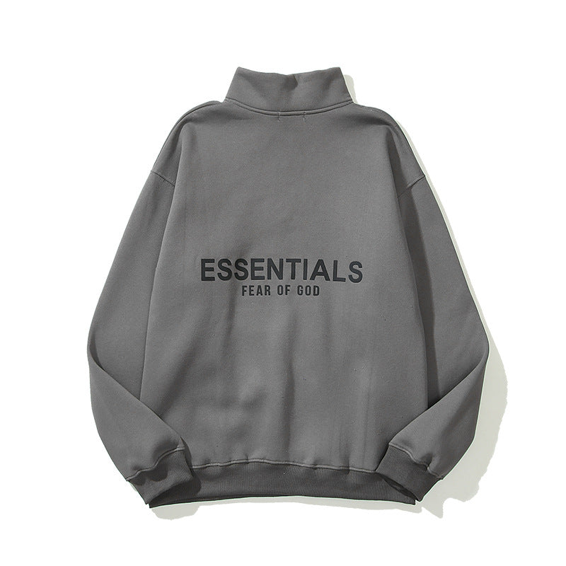 Fear Of God Essentials Drop-shoulde Stand Collar Half Zip Sweater Jacket Sweatshirt - product image 24