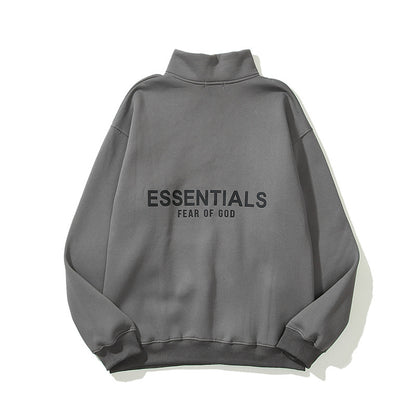 Fear Of God Essentials Drop-shoulde Stand Collar Half Zip Sweater Jacket Sweatshirt - product image 24
