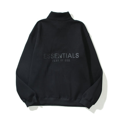 Fear Of God Essentials Drop-shoulde Stand Collar Half Zip Sweater Jacket Sweatshirt - product image 11