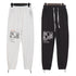 Amiri Fried Street Poster Letters Pattern Drawstring Terry Casual Loose Trousers Jogger Pants