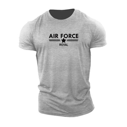 Fitness Printed Letters Large Size Sports Outdoor T-Shirt Gym T-Shirt – Style Black on red background - product image 36
