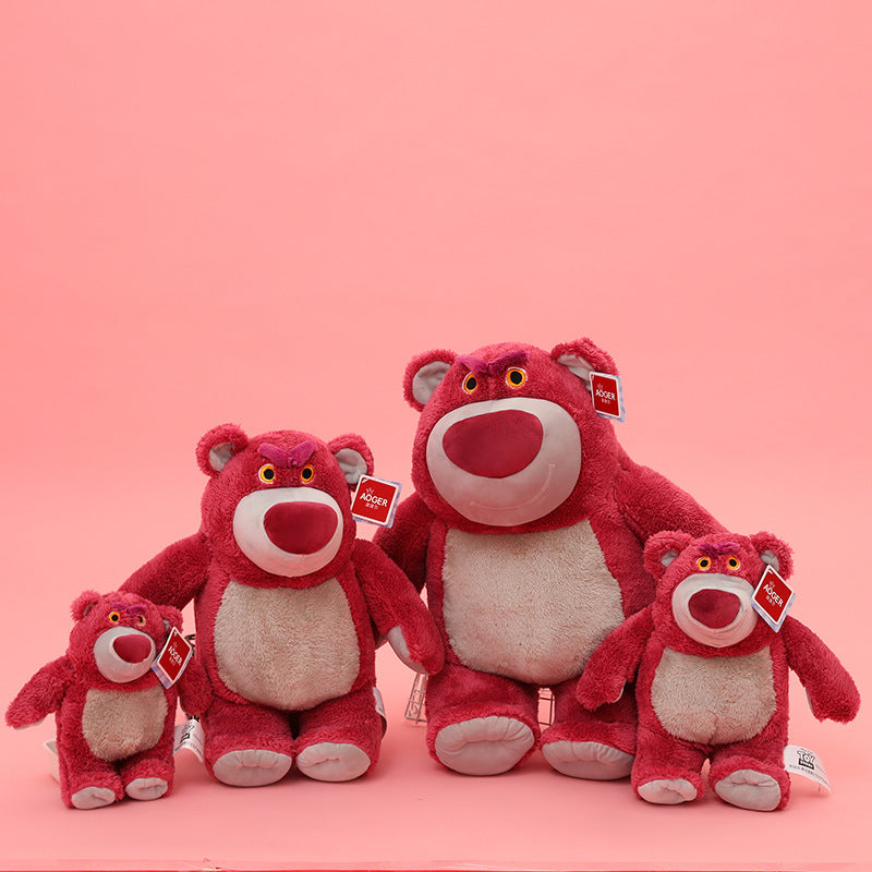 Disney Strawberry Bear Plush Toys Doll Gift