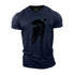 Ponytail Helmet Sports Leisure Running Training Fitness Crew Neck Cotton T-shirt Gym T Shirt