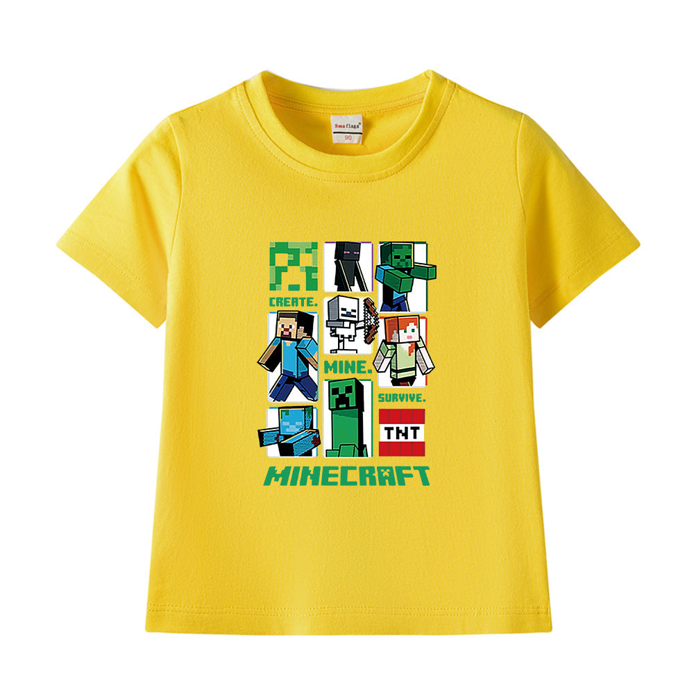 Minecraft Cotton T Shirt Kid's T-shirt