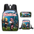 Roblox Schoolbag Lunch box pencil case backpack set