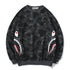 Bape Shark Sweatshirt Ape Printed Hoodie Pullover Sweater