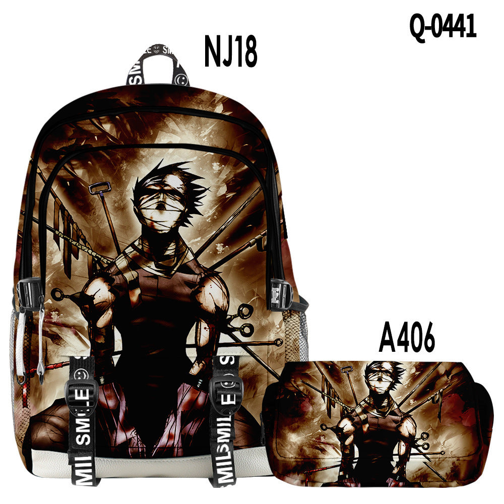 Naruto 3d backpack pencil case set