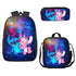 Stitch backpack schoolbag Anime lunch bag 3D Pencil case set