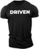 Deiven Fitness T-shirt Men's Cotton Letters Breathable Gym T Shirt