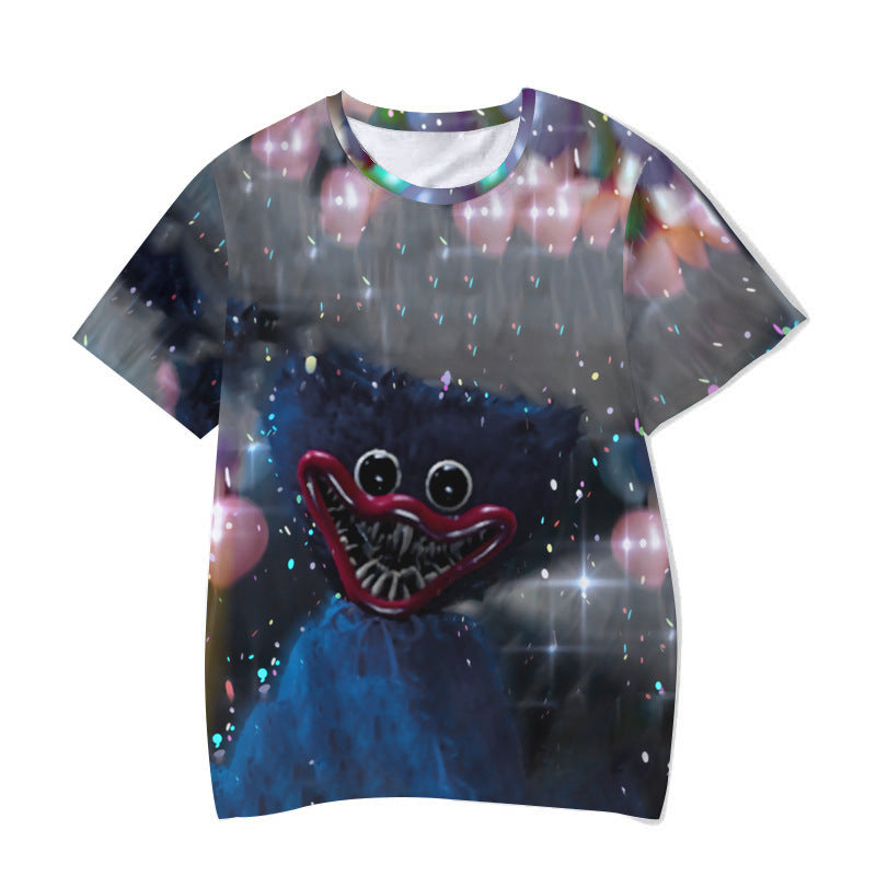 Poppy Playtime 3D Children's Clothing Short Sleeve For Adult T-Shirt Bobbi's Game Time T-Shirt - product image 90