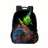 Abstract backpack schoolbag