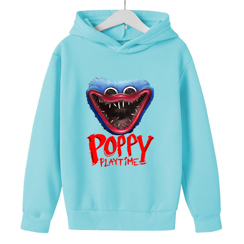Poppy Playtime Bobby's Game Time Cartoon Printed Hoodie Sweatshirt Pullover