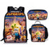 Minecraft schoolbag three-piece set lunch bag pencil case backpack set