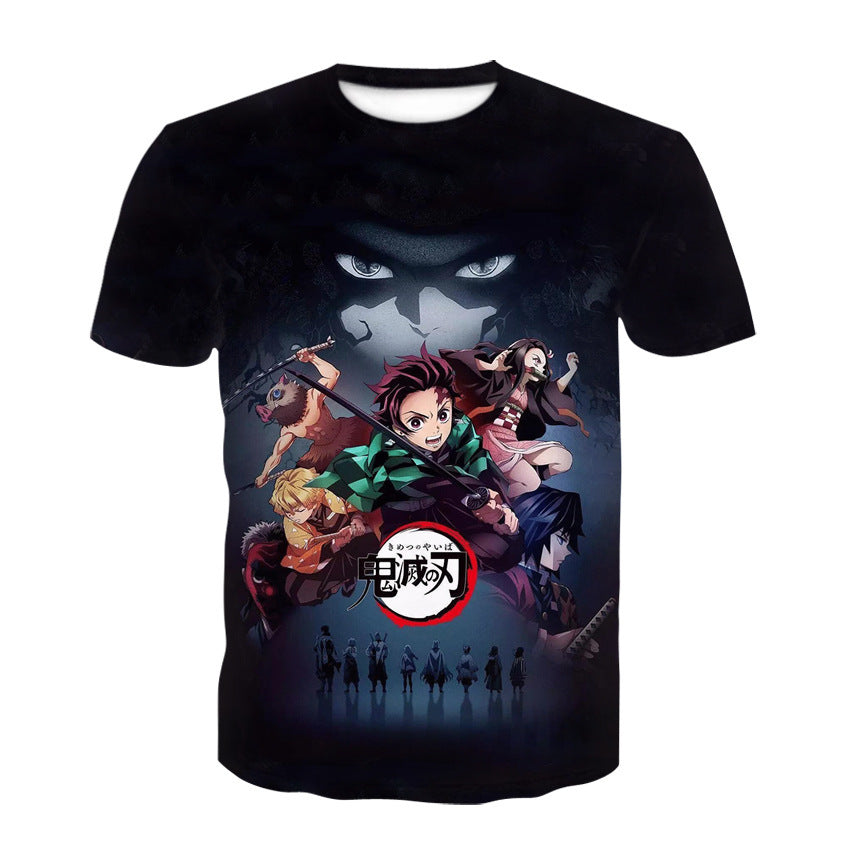 Kimetsu No Yaiba T-shirt Demon Slayer 3d T Shirt