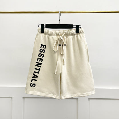 Essentials Shorts Fear Of God Drawstring Silicone Letter Cotton Short Pants - product image 17