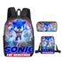 Sonic Schoolbag backpack lunch box pencil cases set