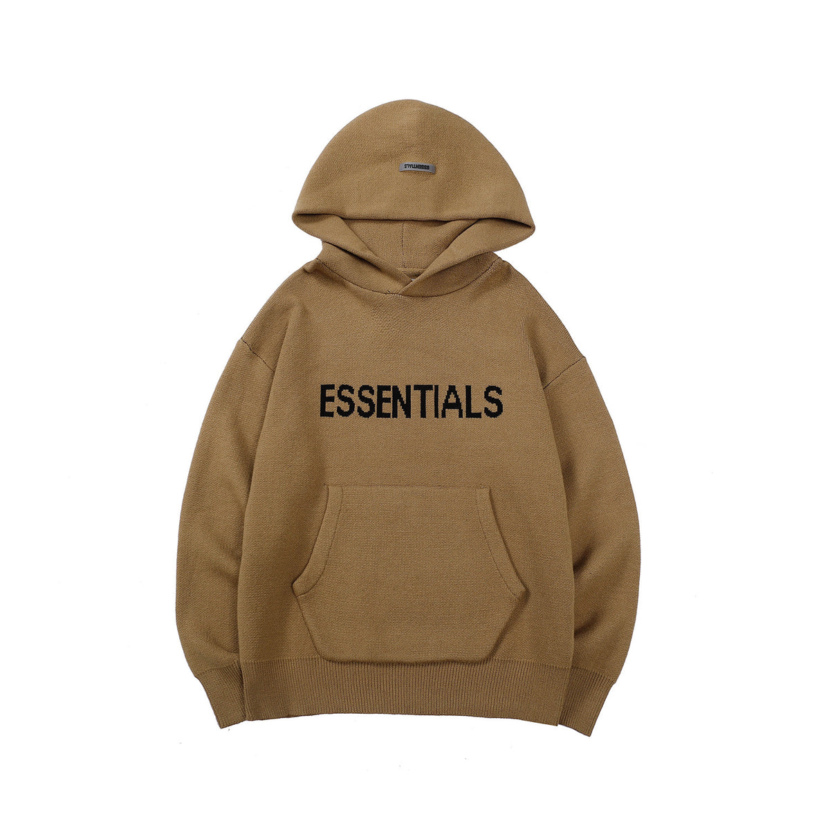 Fog Fear Of God Essentials Knitted Loose Pullover Hooded Sweater - product image 9