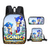 Sonic Schoolbag backpack lunch box pencil cases set