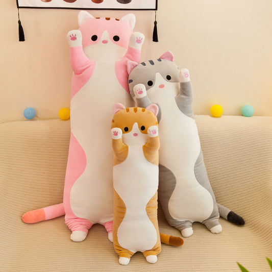 Cat pillow plush toy large doll gift