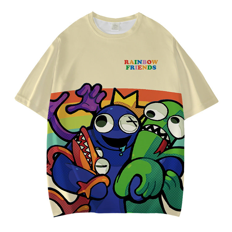 Roblox Rainbow Friends 3d Printed T Shirt Unixed T-shirt