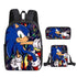 Sonic Schoolbag backpack lunch box pencil cases set