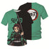 Kimetsu No Yaiba T-shirt Unisex Demon Slayer 3d T Shirt