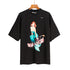 Palm Angels Mermaid Print Hip Hop T Shirt