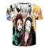 Kimetsu No Yaiba T-shirt Demon Slayer 3d Printed T Shirt