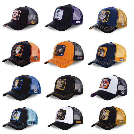 Dragon Ball Mesh cartoon baseball caps Trucker hat