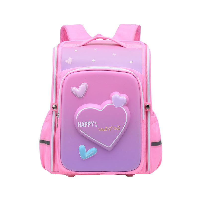 Schoolbag 3D Mold pressing large capacity backpack