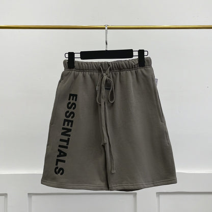 Essentials Shorts Fear Of God Drawstring Silicone Letter Cotton Short Pants - product image 12
