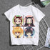 Kimetsu No Yaiba Cotton T Shirt Demon Slayer 3d T-shirt