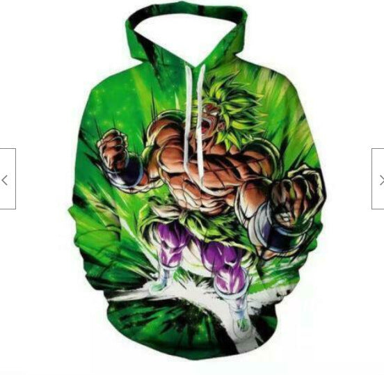 Dragon Ball Z Super Anime 3d Printed Sweatshirt Pullover Hoodie