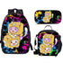 Lankybox Cartoon printed schoolbag lunch bag shoulder bag pencil cases 3pcs set backpack