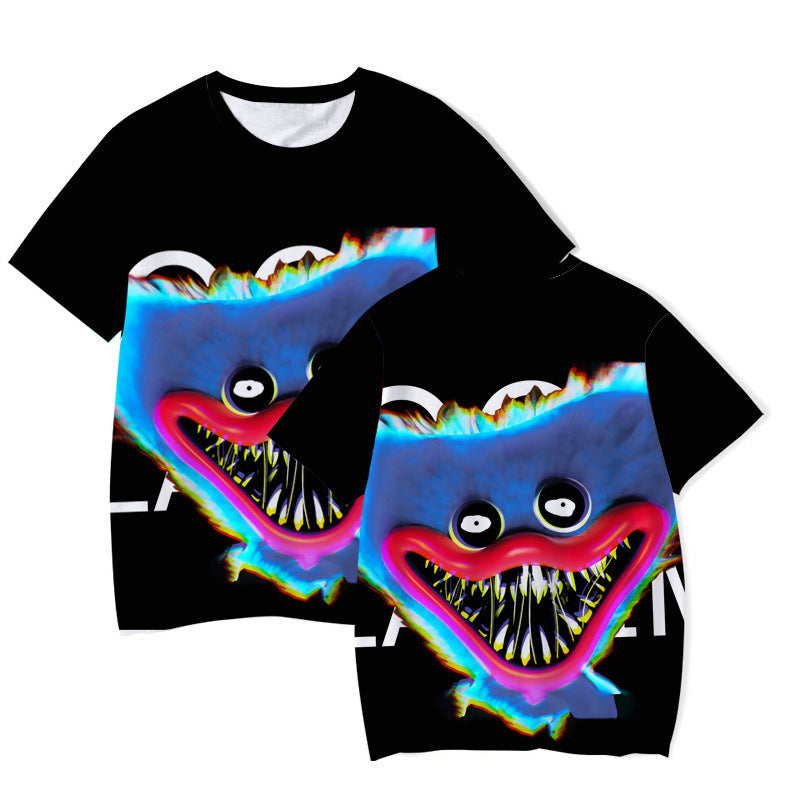 Poppy Playtime 3D Children's Clothing Short Sleeve Adult T-Shirt Bobbi's Game Time T-Shirt - product image 95