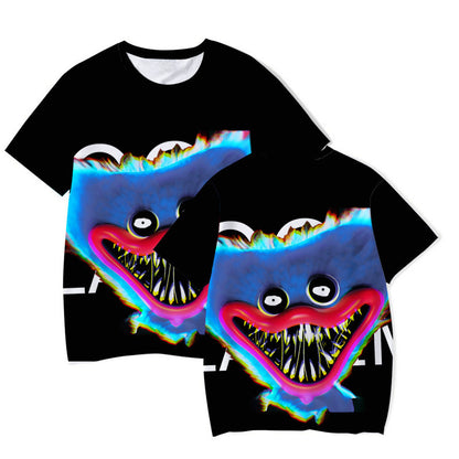 Poppy Playtime 3D Children's Clothing Short Sleeve Adult T-Shirt Bobbi's Game Time T-Shirt - product image 95