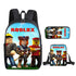 Roblox Schoolbag Lunch box pencil case backpack set