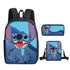 Stitch Schoolbag stitch cartoon backpack shoulder bag pencil case set