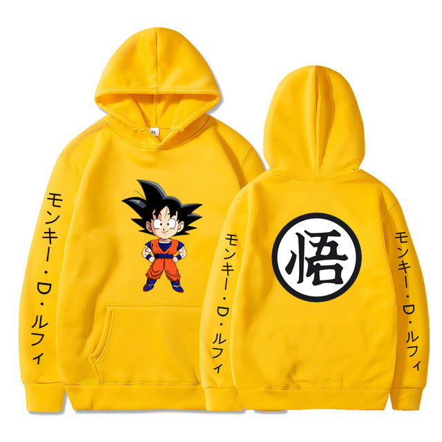 Dragon Ball Z Printed Hoodie Sweatshirt Pullover