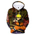 Naruto Anime 3D Printed Hoodie Sweatshirt Pullover