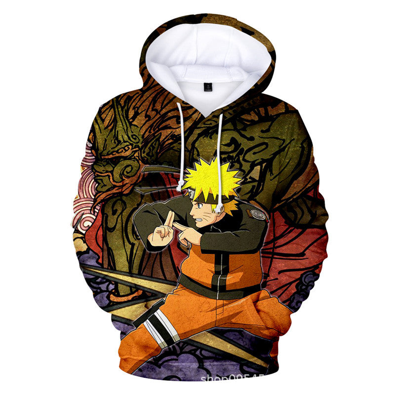 Naruto 3D Hoodie Sweatshirt Jacket Pullover