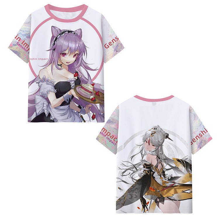 Genshin impact Unisex T Shirt 3d Printed T-shirt