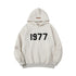 Fear Of God Essentials 1977 Digital Flocking Sweater Loose Casual Hoodie