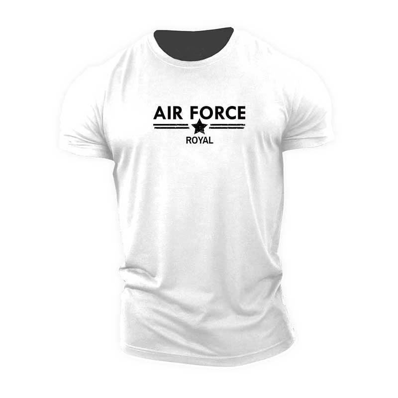 Fitness Printed Letters Large Size Sports Outdoor T-Shirt Gym T-Shirt – Style Black on red background - product image 28