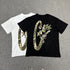 Corteiz Devil Island Camouflage Pistol Letter Printing T-shirt